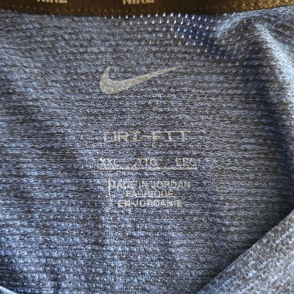 NEW Nike Men’s Blue Dri-FIT T-Shirt Size 2XL | Moisture-Wicking Athletic Tee - Picture 3 of 11